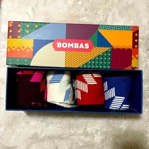 4 pack Bombas Crew socks